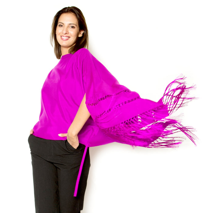 Blusa rebozo doble