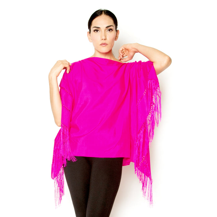 Blusa sencilla de rebozo
